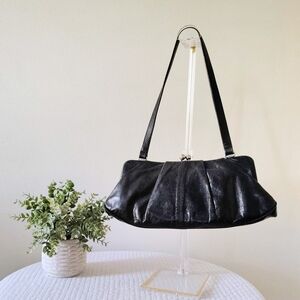 Vintage HOBO Int'l Classic Black Shoulder Bag